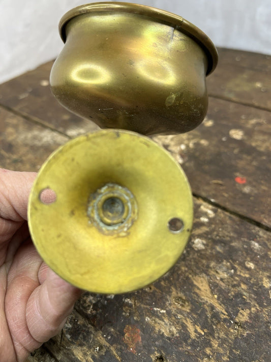 Antique Vintage Farm Decor Brass Cup Holder