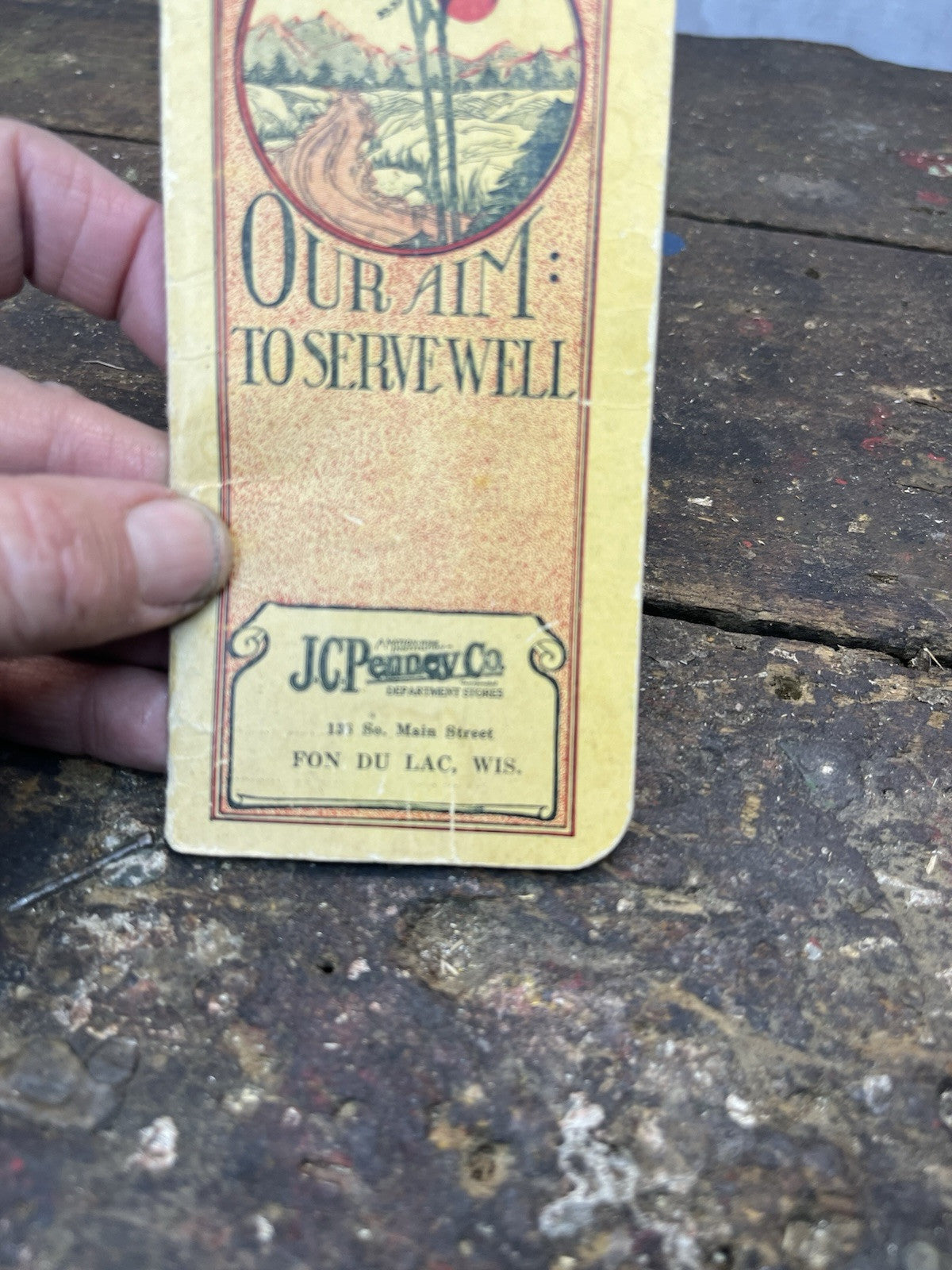 Antique Vintage Collectible Fon Du Lac Advertisement JC Penny Booklet 1924