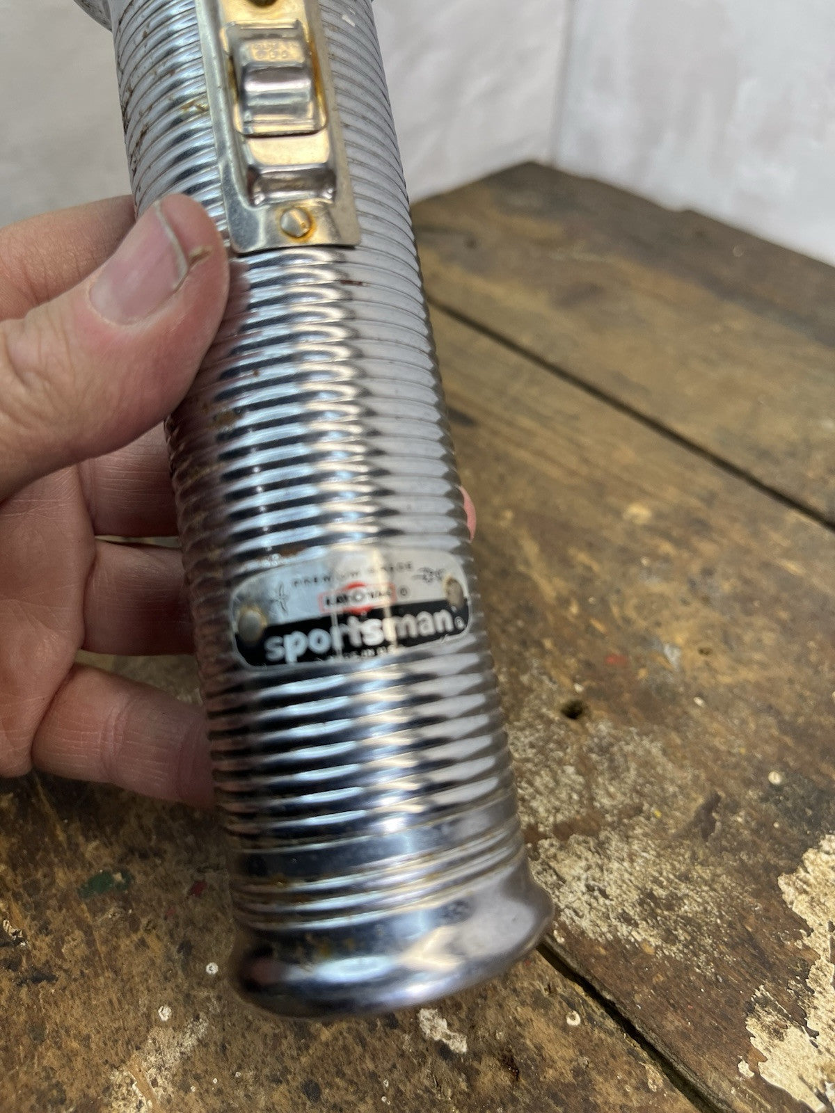 Vintage Mancave Untested Sportsman Ray O Vac Flashlight