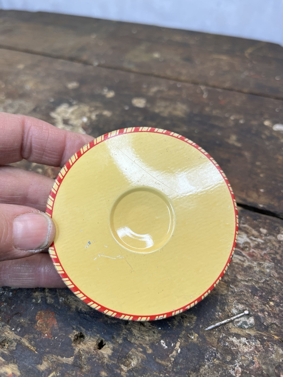 Vintage Mancave Texcel Tape Empty Tin