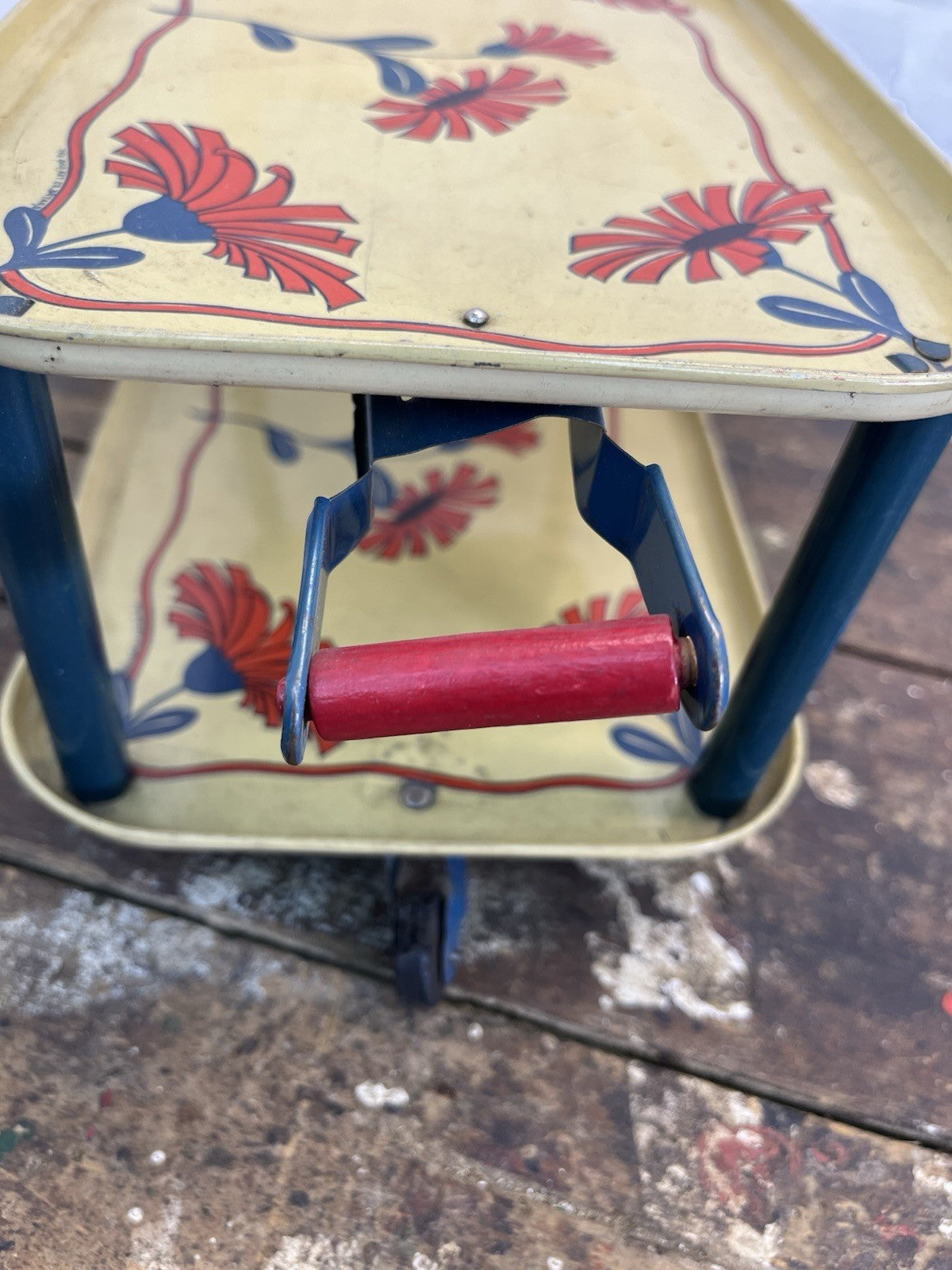 Vintage Collectible Ohio Art Toy Doll Tea Cart