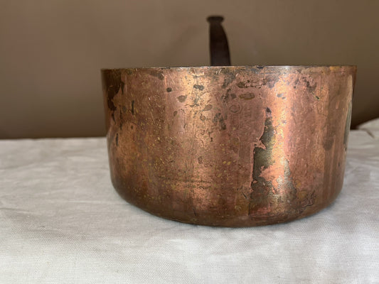 Antique Vintage Collectible Home Decor 1900s French Copper Pot