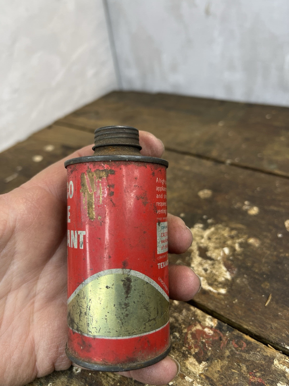 Vintage Collectible Mancave Texaco Home Lubricant 1930-1950