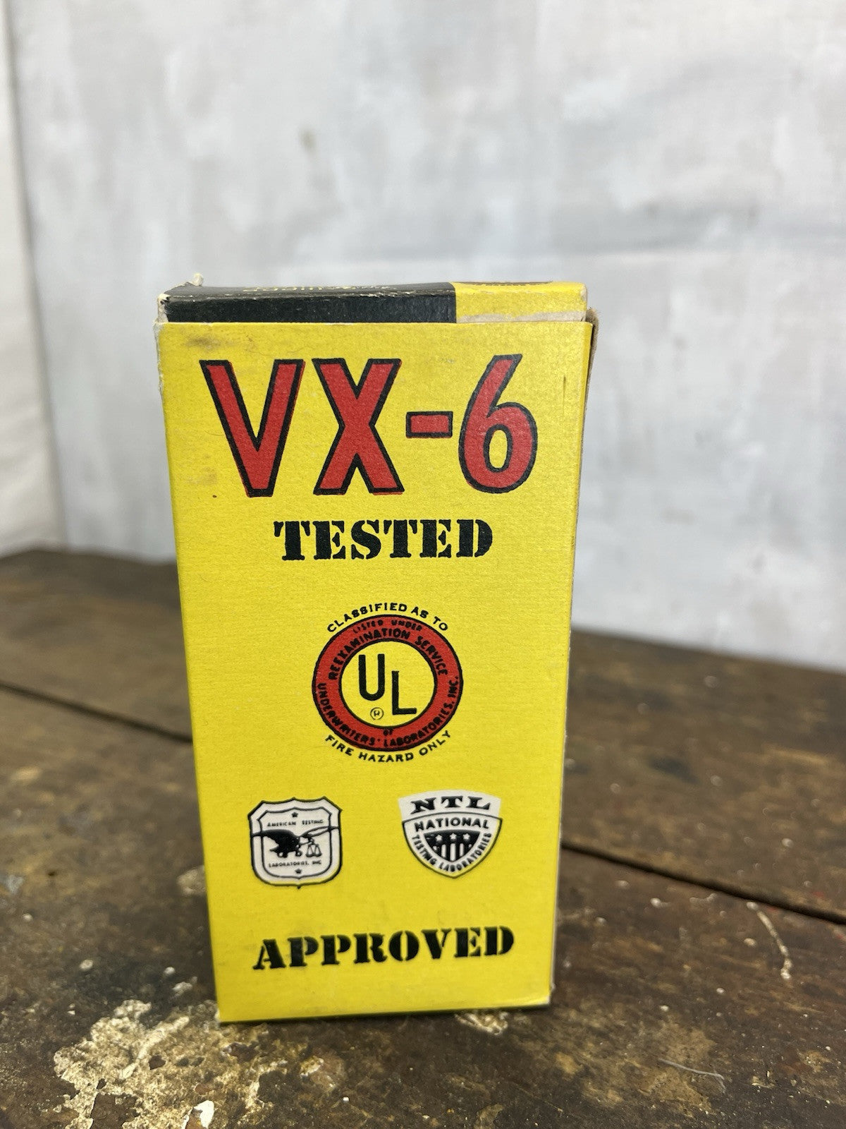 Vintage Mancave Vx-6 Tested Cadmium Battery Additive Box W/Contents