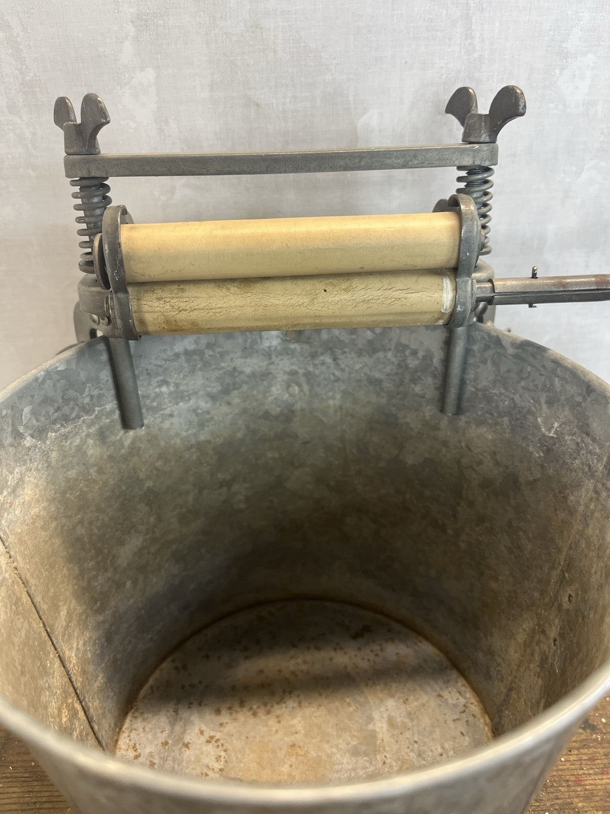 Vintage Collectible Doll Hand Washer Ringer And Collapsible Clothesline