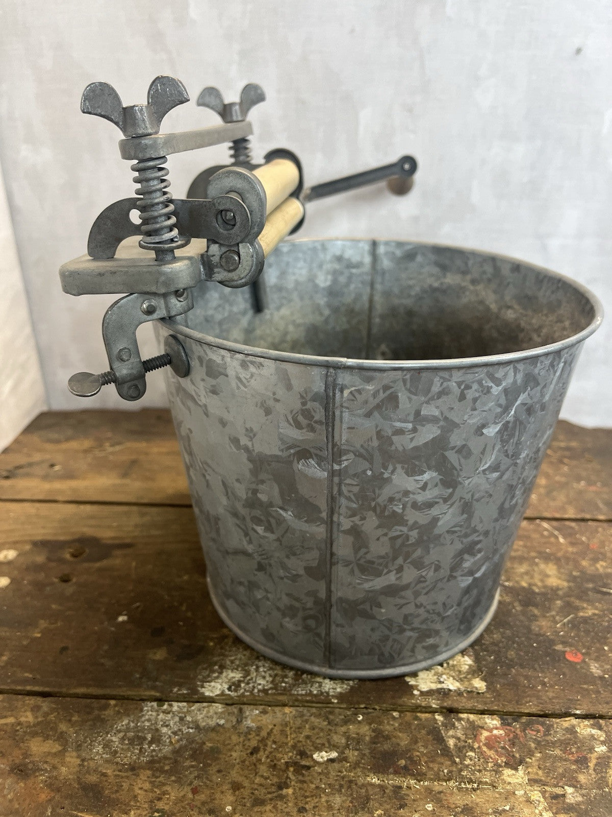 Vintage Collectible Doll Hand Washer Ringer And Collapsible Clothesline