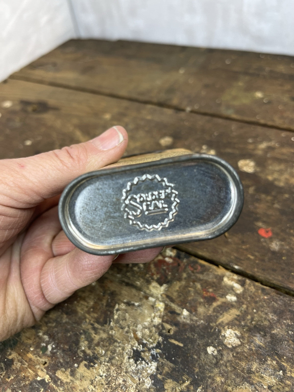 Vintage Collectible Mancave Solder Seal Radiator Repair Tin
