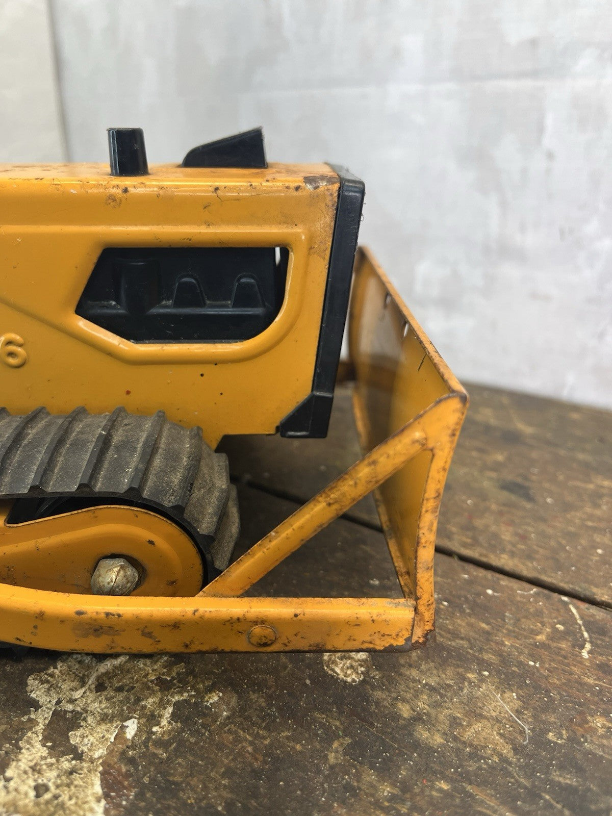 Vintage Collectible Mancave Tonka T-6 1970s Bulldozer