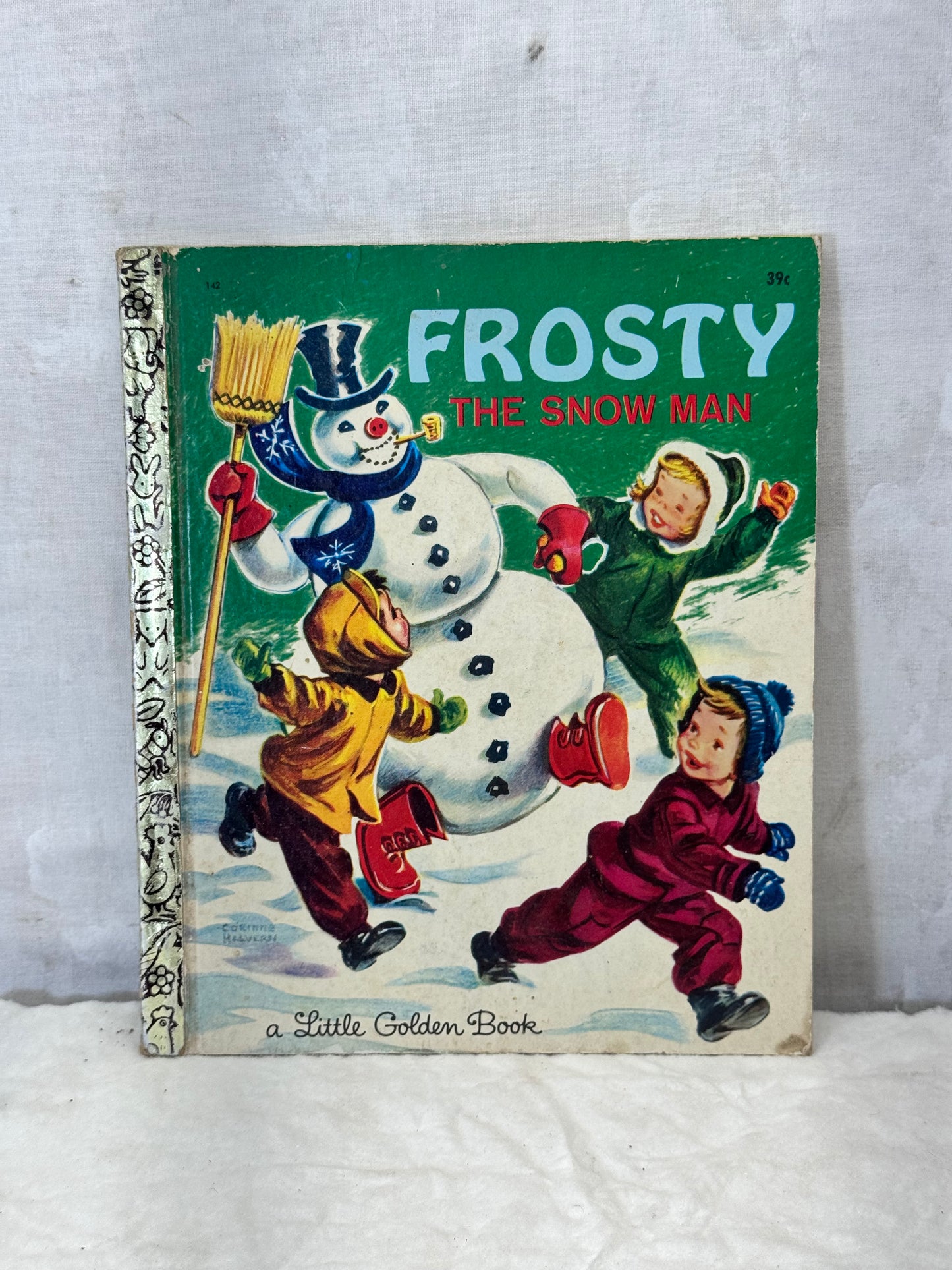 Frosty The Snow Man Little Golden Book No. 142 Vintage #1896