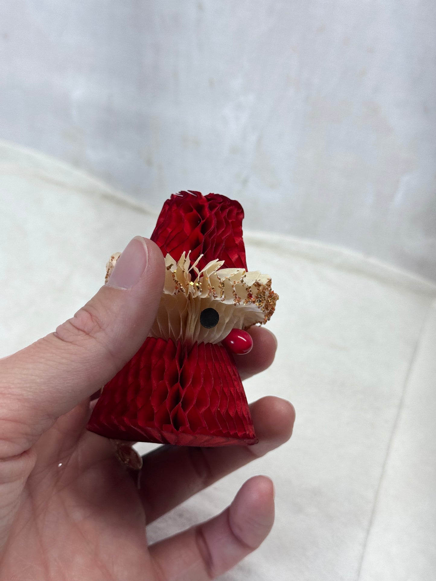 Paper Santa Claus Japan Ornament Vintage #2004