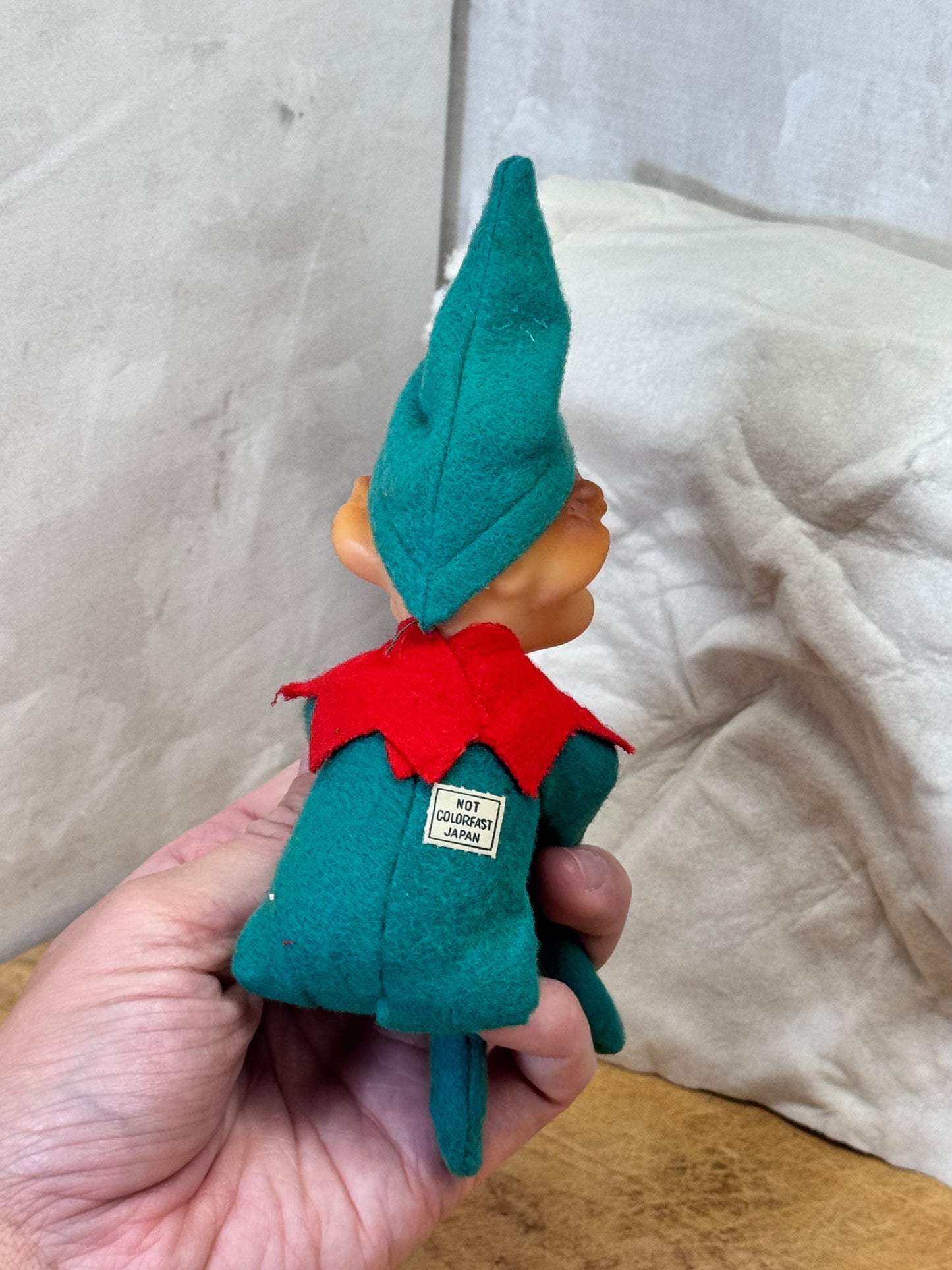 Japan Green Knee Hugger Elf Vintage #1709