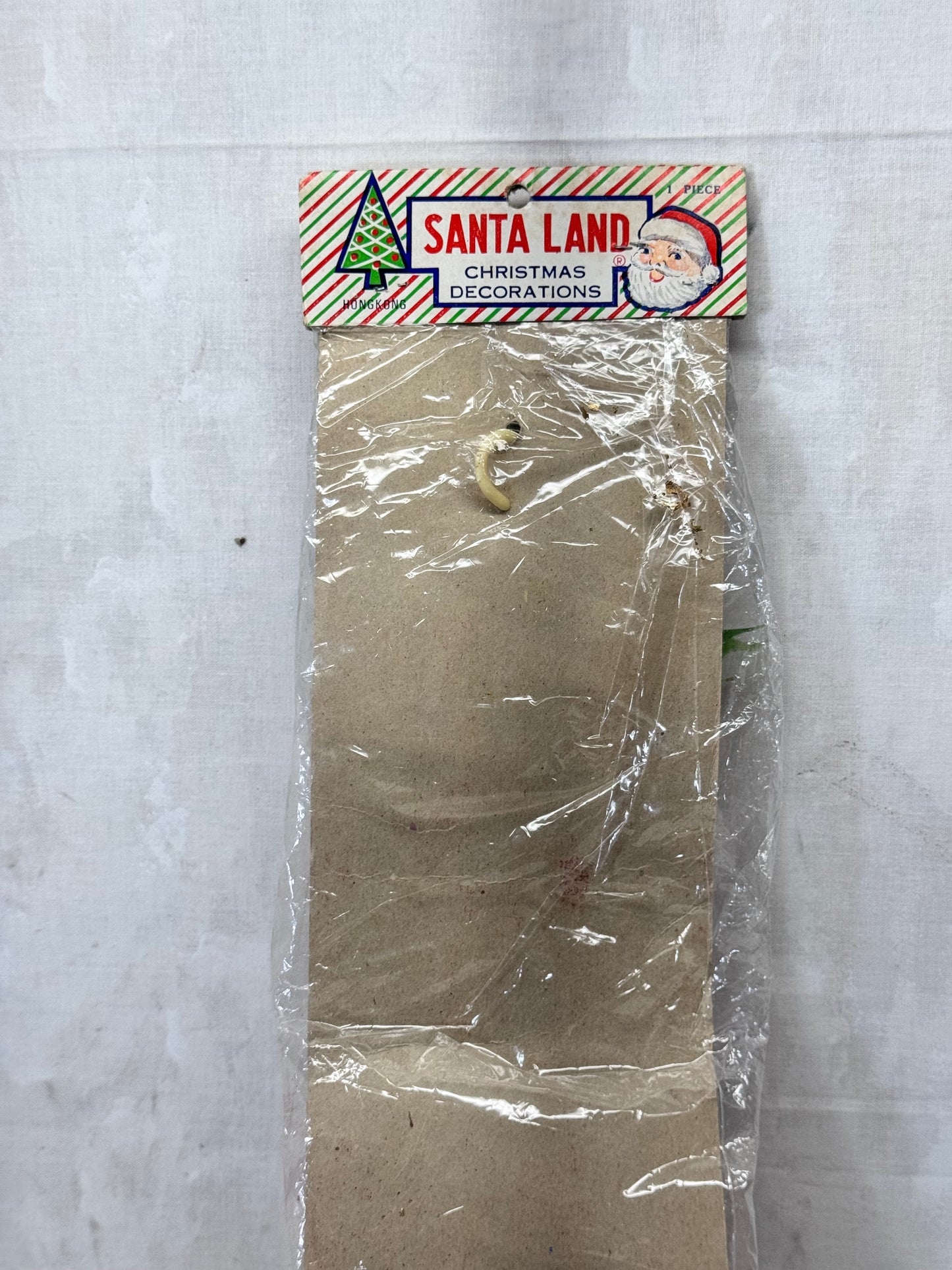 Santa Land Christmas Door HangerNOS Vtg #1737