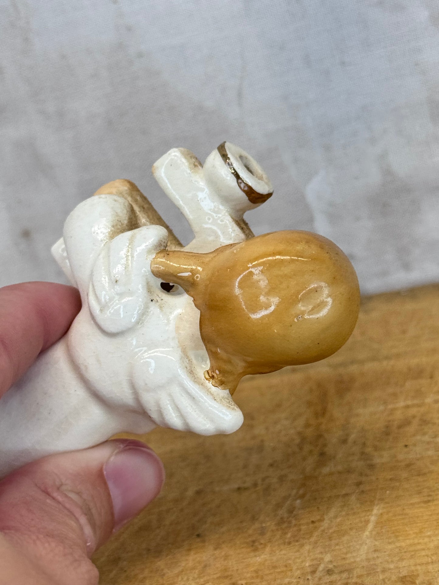 Vintage Christmas Napco Angel Replacement Letter E #1678