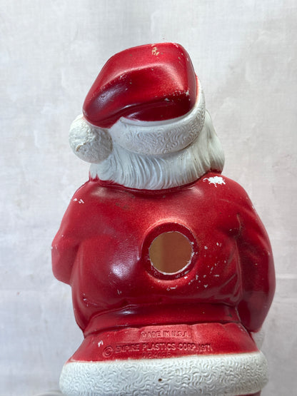 1971 Whispering Santa Claus Blow Mold Vintage #1970