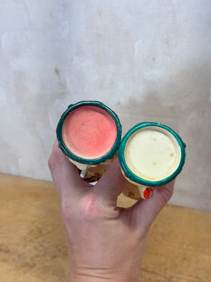 Lefton Candle Holder Angels #1716