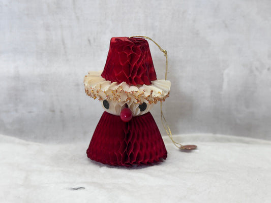 Paper Santa Claus Japan Ornament Vintage #2004