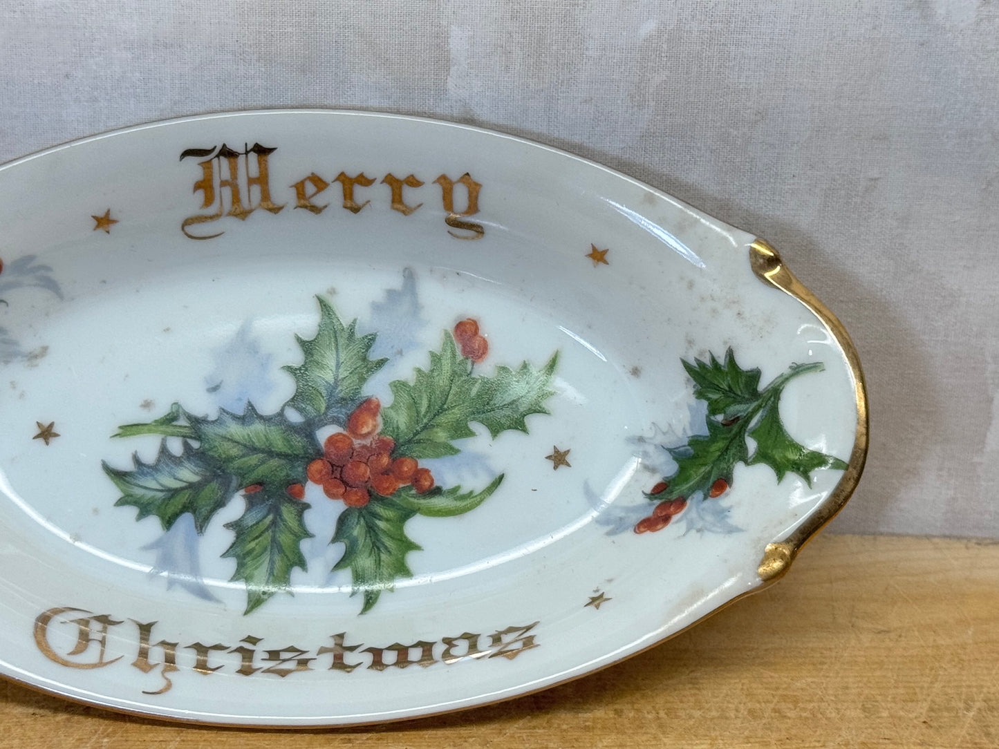 Norcrest Merry Christmas Candy Dish #1713