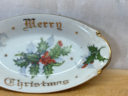 Norcrest Merry Christmas Candy Dish #1713