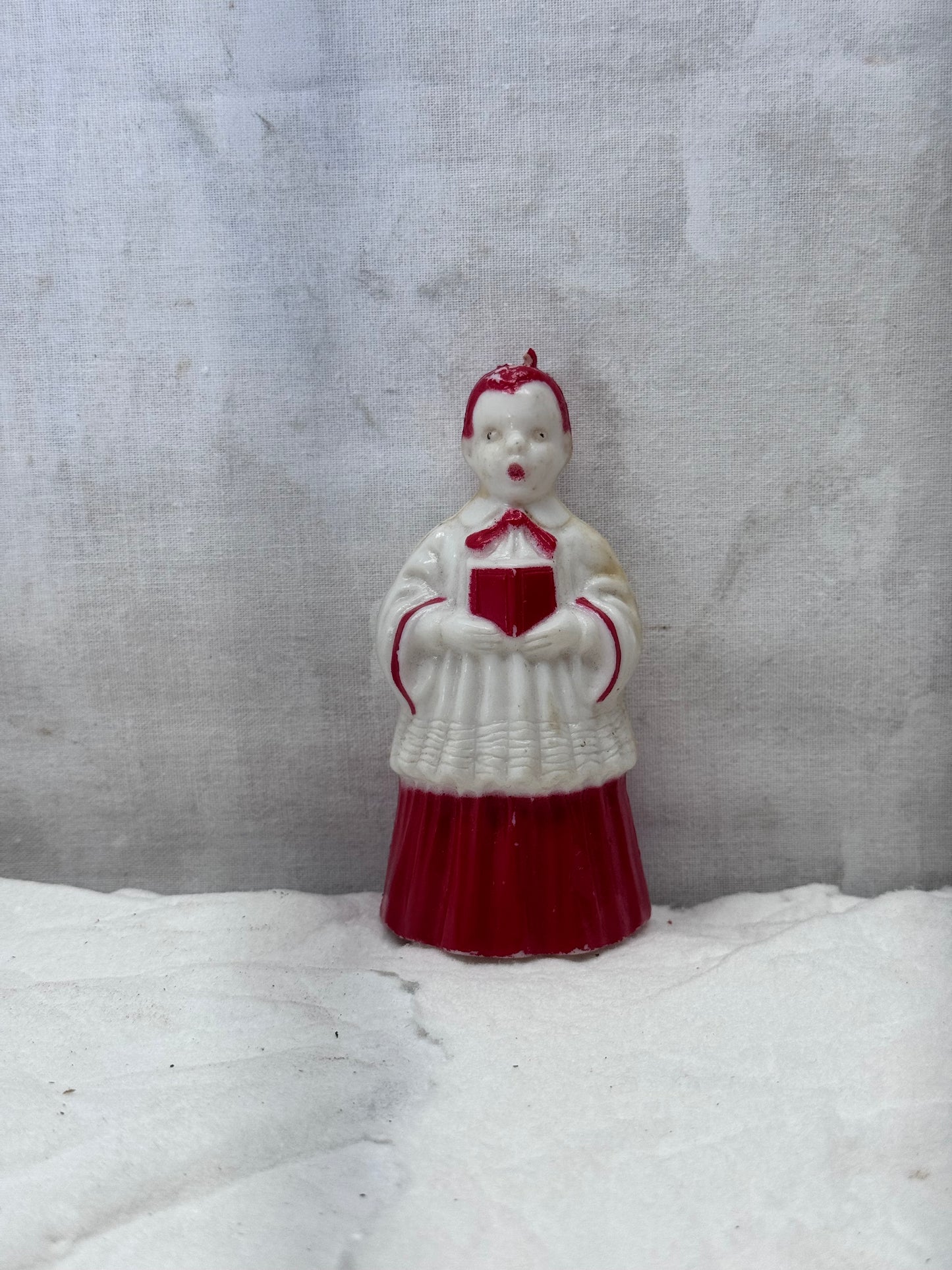 Christmas Choir Boy Figurine Plastic Vintage #2088