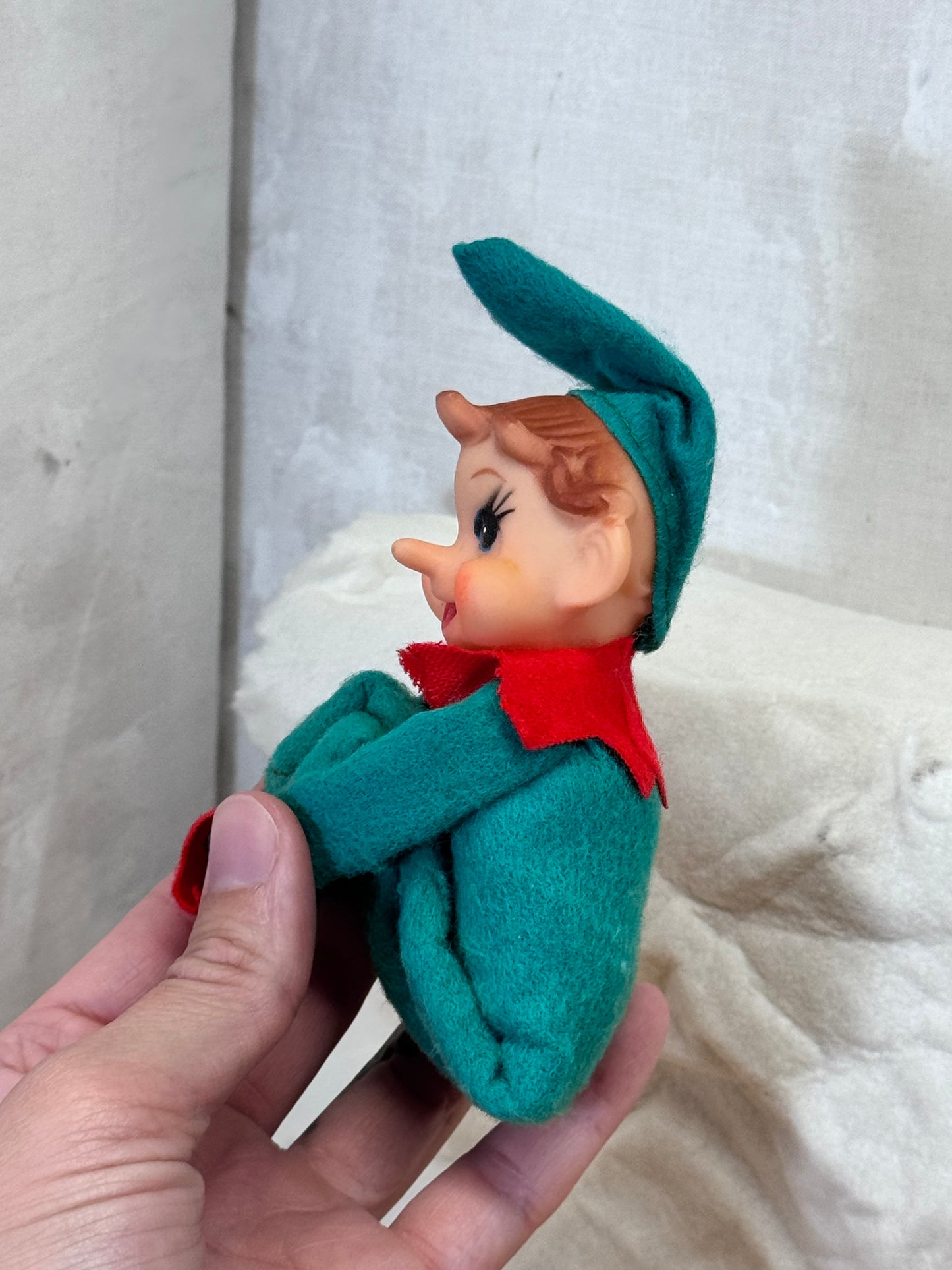 Japan Green Knee Hugger Elf Vintage #1710