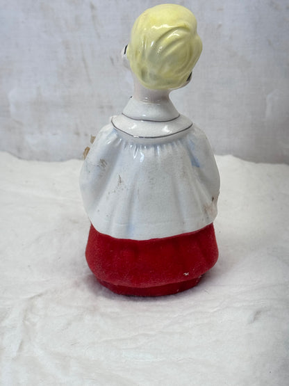 Japan Vintage Ceramic Choir Boy Christmas #1789