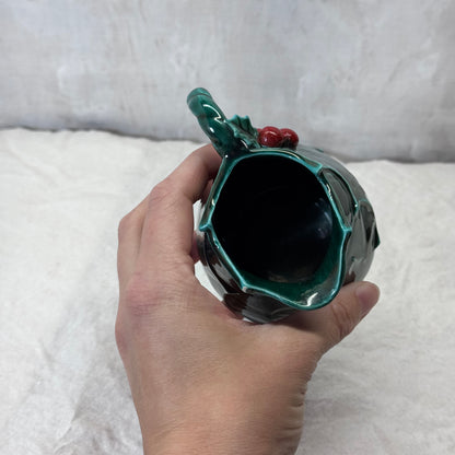 Lefton Christmas Holly Berry Vintage Creamer #2061