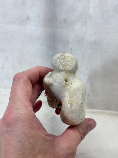 Christmas Snowman Sparkle Ornament Vintage #2007