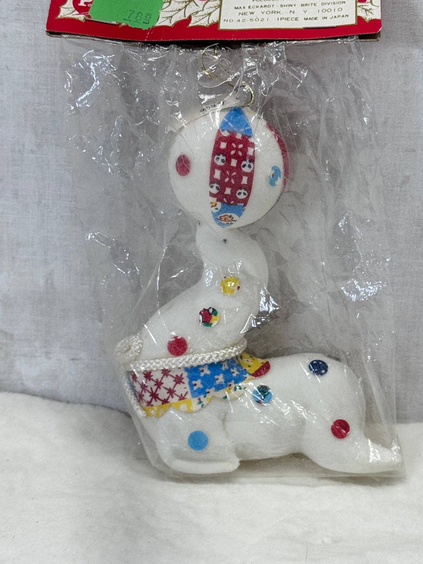 Shiny Brite Seal Ornament Vintage NOS #1867