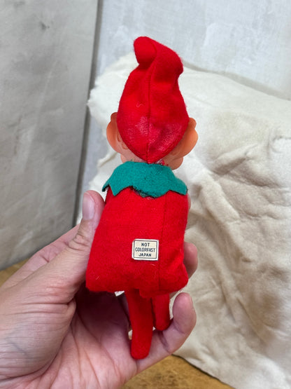 Japan Red Knee Hugger Elf Vintage #1706