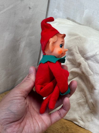 Japan Red Knee Hugger Elf Vintage #1706
