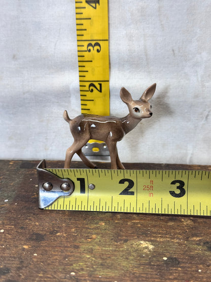 Mini Deer Figurine Christmas Vintage #1993