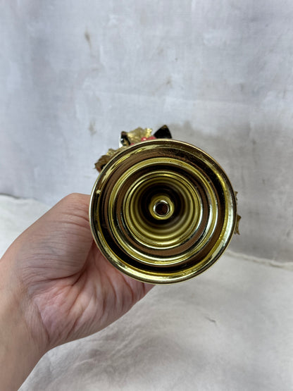 Christmas Candlestick Holder Vintage #1983