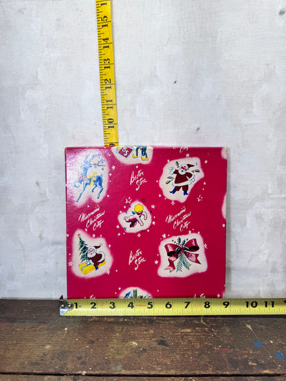 Vintage Boston Store Christmas Gift Box #1743