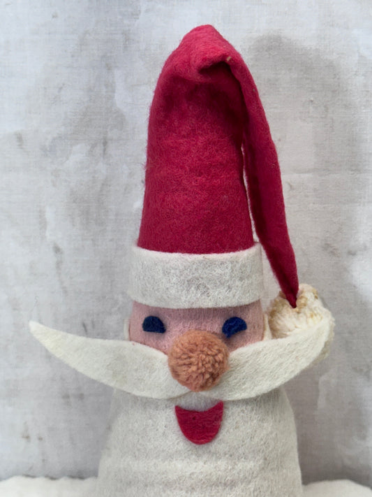 Vintage Santa Claus Cone Decor #1787