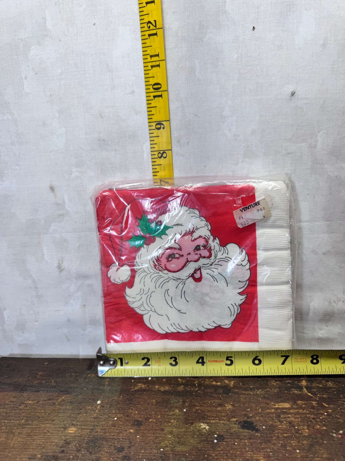 Santa Claus NOS Napkins Appleton Wisconsin Vintage #1893