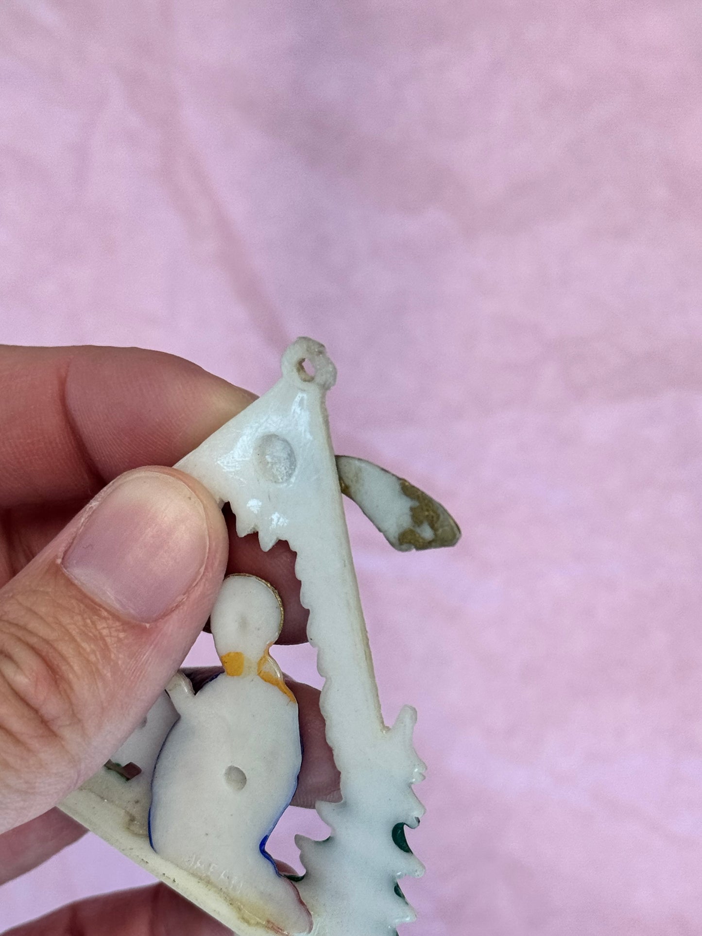 Vintage Germany Diorama Nativity Ornament #1688