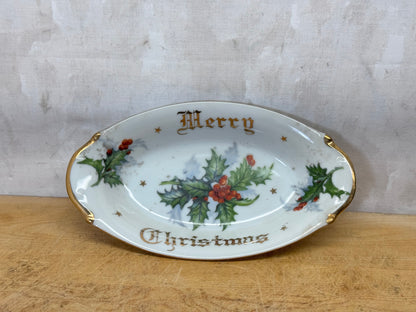 Norcrest Merry Christmas Candy Dish #1713