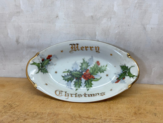Norcrest Merry Christmas Candy Dish #1713