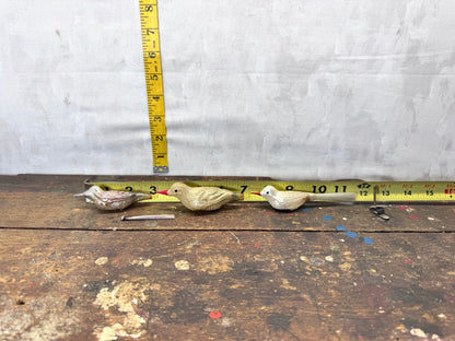 Flawed Glass Birds Pieces Vintage #2105