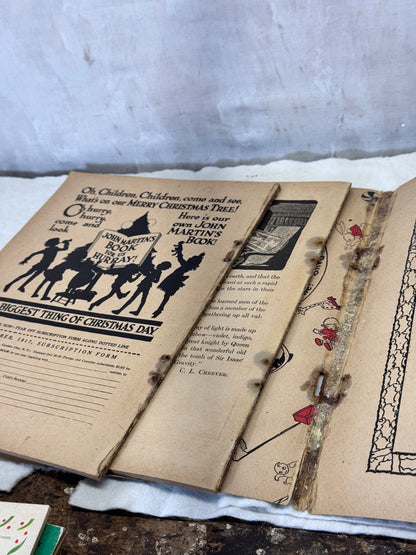 John Martins Book The Child Magazine 1917 Antique Flawed #1894