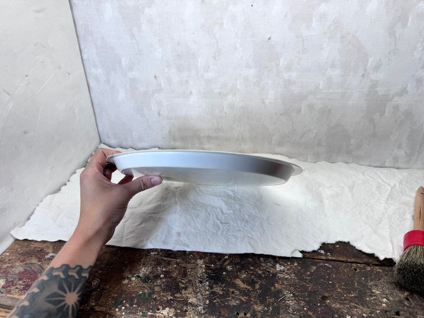 Plastic Santa Claus Tray #1879