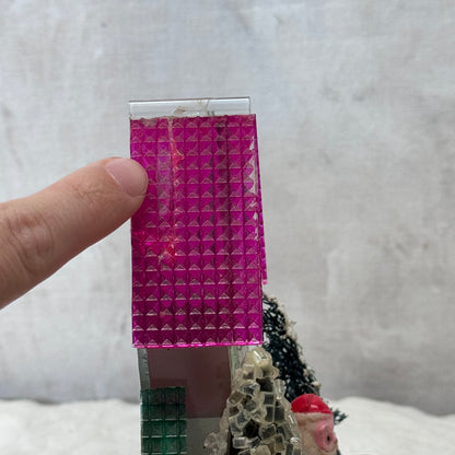 Twinkle Lite Putz Christmas House Vintage Flawed #2197