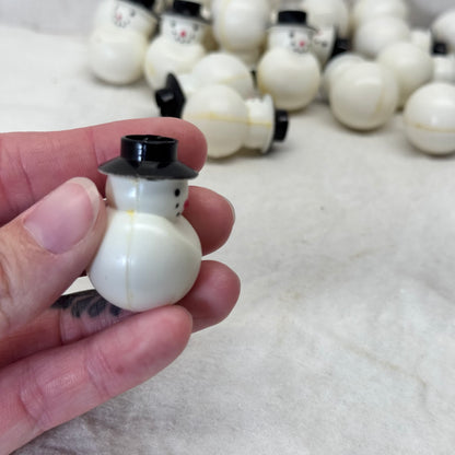 19 Snowman Christmas Light Covers Vintage #2110