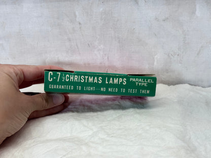 Jewel Lite Christmas Tree Lamp Lightbulbs Red NOS Vintage #1877