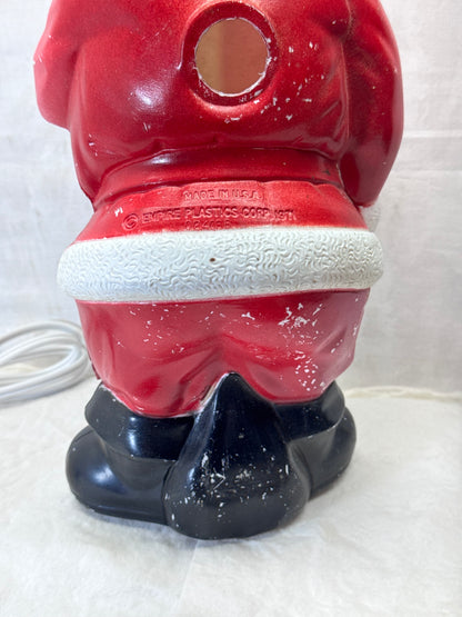 1971 Whispering Santa Claus Blow Mold Vintage #1970
