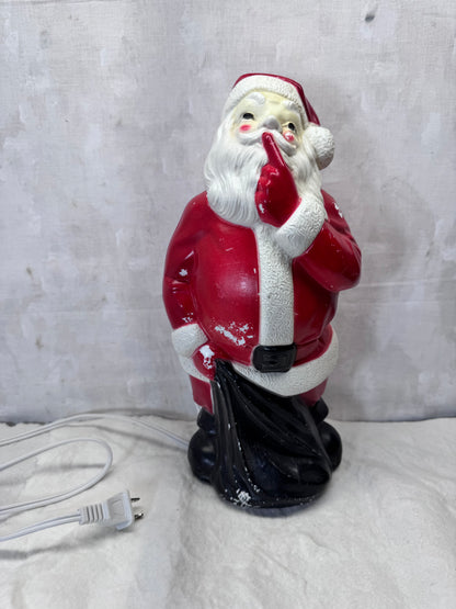 1971 Whispering Santa Claus Blow Mold Vintage #2071 Working