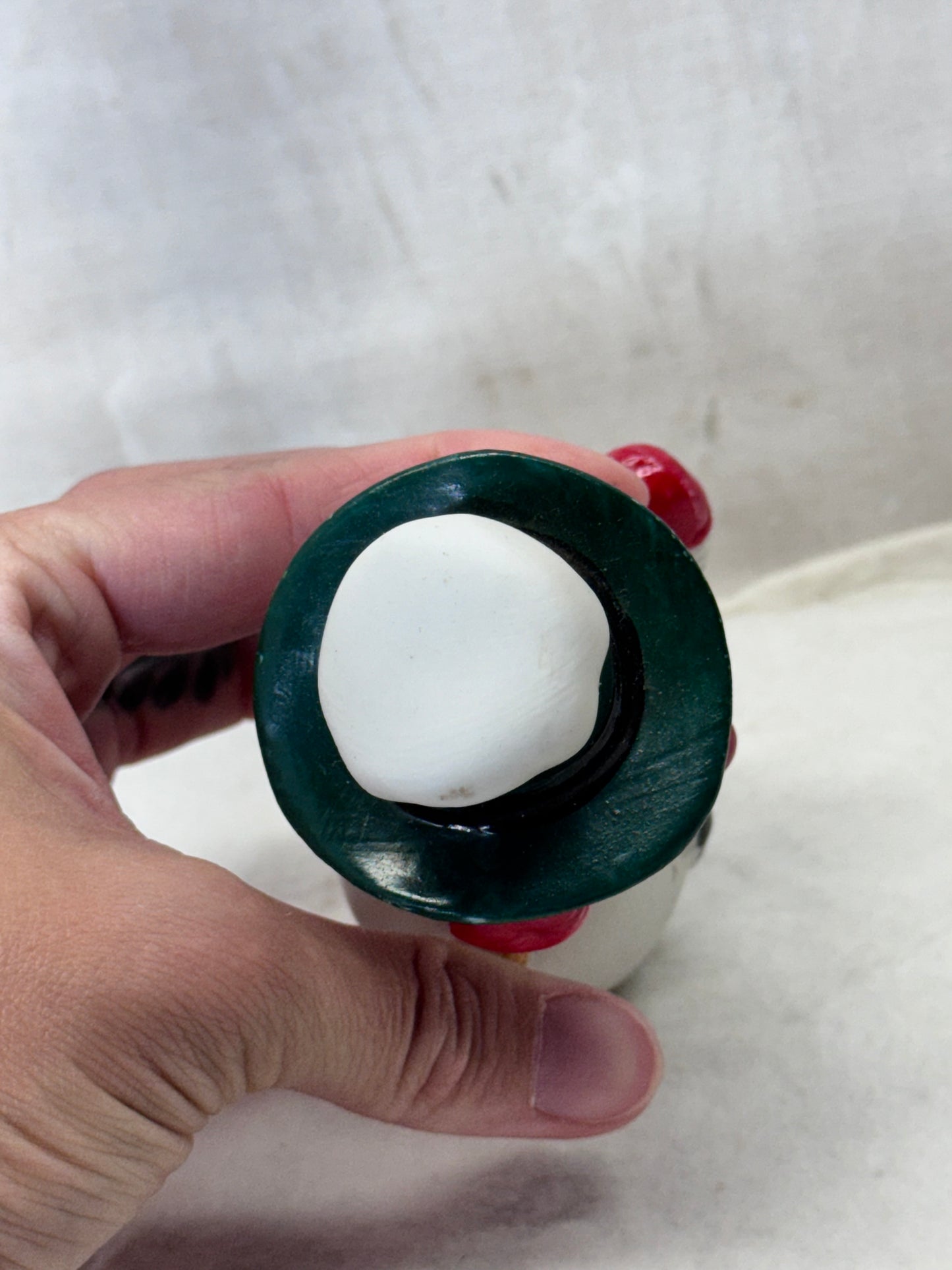 Enesco Christmas Snowman Figurine Vintage #2002