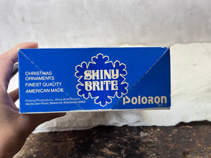 Shiny Brite Poloron Vintage Christmas Ornaments NOS #1834