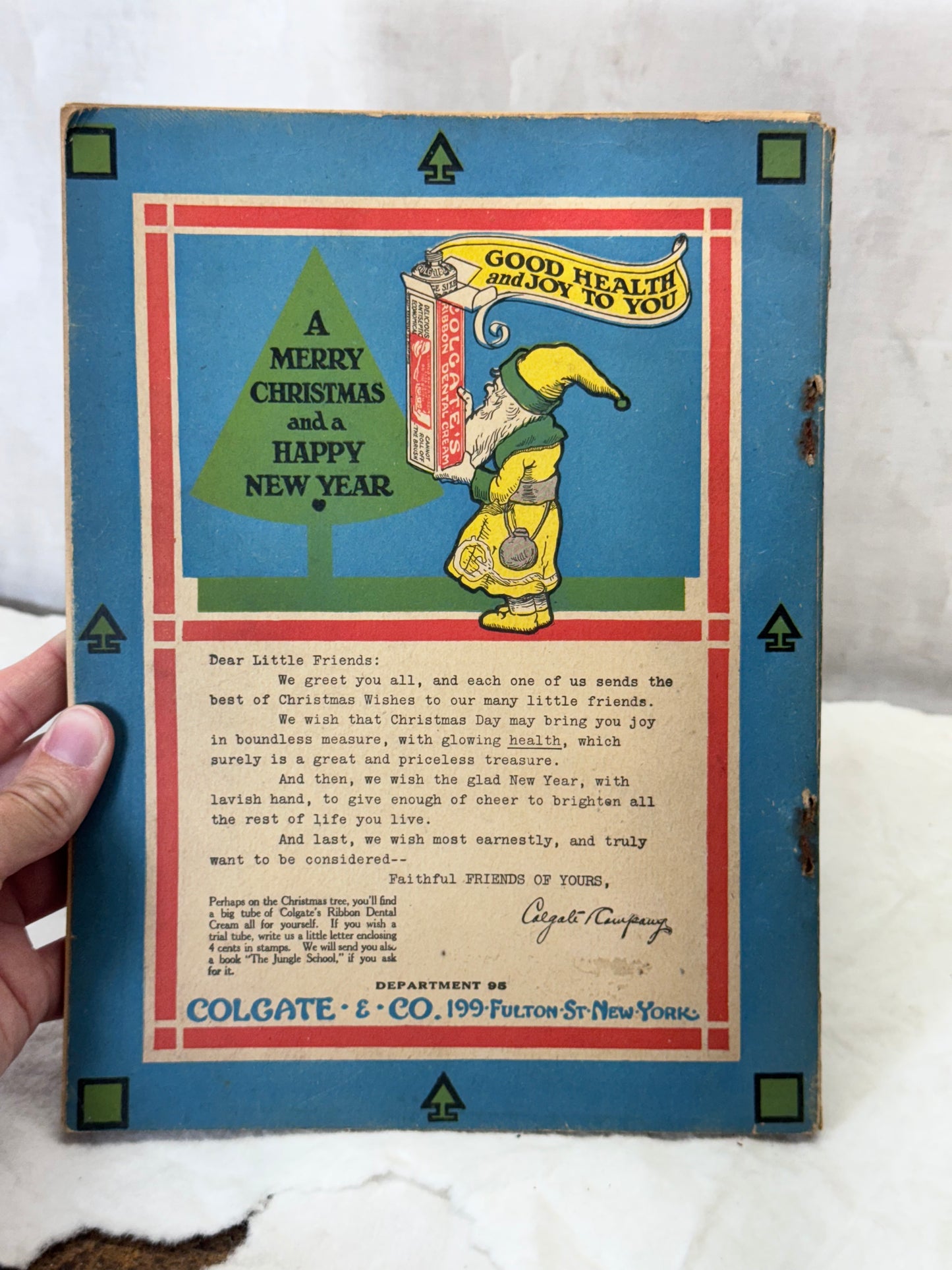 John Martins Book The Child Magazine 1917 Antique Flawed #1894