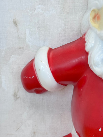 Plastic Santa Claus Blow Mold Vintage #1674